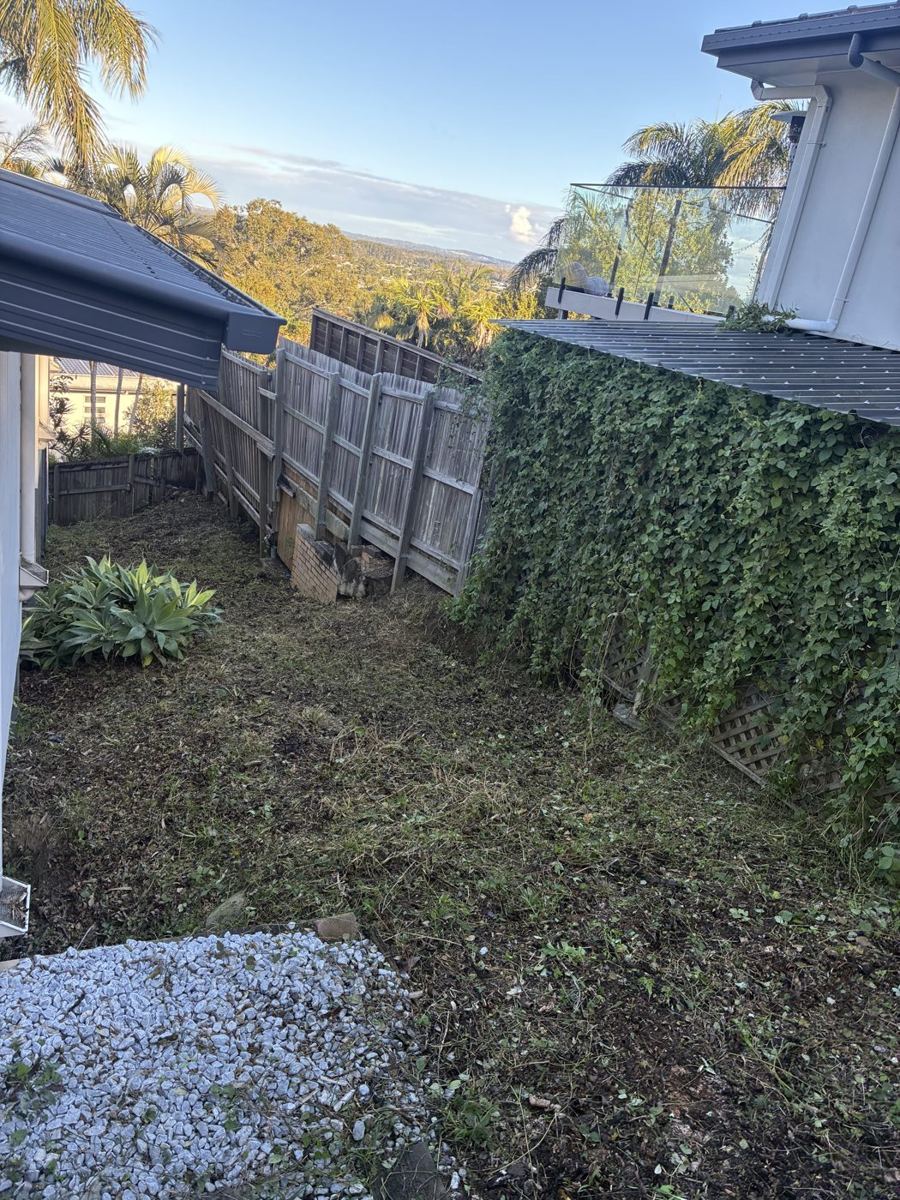 Cleared and tidied yard after service, Buderim